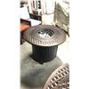 Image 2 : ANTIQUE BRONZE - PARAMOUNT ROUND FIRE PIT TABLE - MDL:FPT19114 *IN BOX*