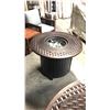 Image 2 : ANTIQUE BRONZE - PARAMOUNT ROUND FIRE PIT TABLE - MDL:FPT19114 *IN BOX*