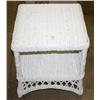 Image 1 : White Wicker Table