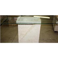 Glass Top Sofa Table