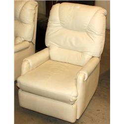1 Leather Rocker Recliner Chair