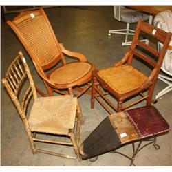 4 pcs. Antique Furniture