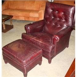 Leather Chair and Hassett