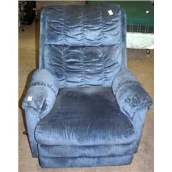 Blue Rocker Recliner Chair
