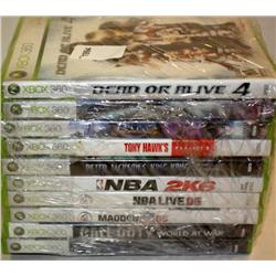 10 X Box 360 Games