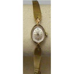 Elgin Ladies Wrist Watch Gold Plated
