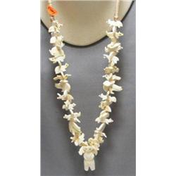 Santo Domingo Pueblo Ivory Fetish Necklace