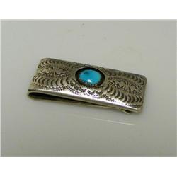 Navajo made Turquoise Money Clip