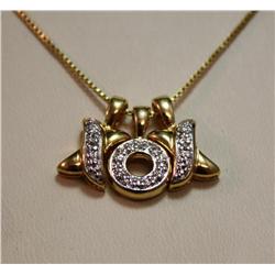XOX 925 Gold Plated Sterling Necklace