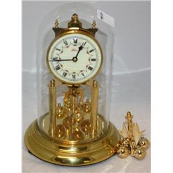 German Kern Wind Up Anniversary Clock