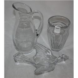 3 Baccarat Crystal Pieces