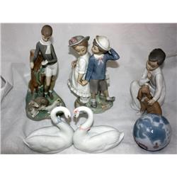 5 Pcs Of LLADRO Figurines