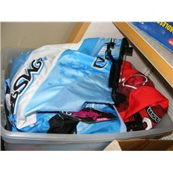 Tote filled with Misc MotoCross Pants