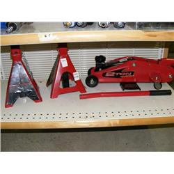 2 Ton Floor Jack with Jack Stands