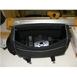 Vault Canvas Case with Misc Cordless Phones inside