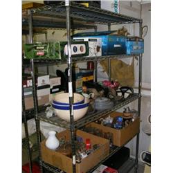Rack Lot of Misc Items