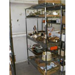 Rack Lot of Misc Dishes and China