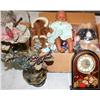 Image 1 : Box of Dolls, Clock, and a Vase