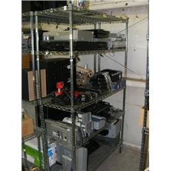 Rack Lot of Misc Electronics