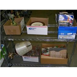 Small Rack Lot of Misc Items