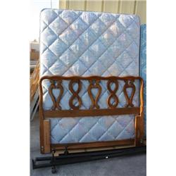 Queen Size Mattress Set With Headboard & Frame
