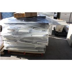 Pallet Of Metal Shelving Parts