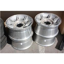 Set Of 4 Aluminum 8 Lug Rims