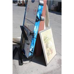 Small Air Hockey Table, Carpet Pcs