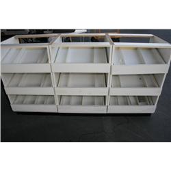 3 Drawer Style Display Cabinets