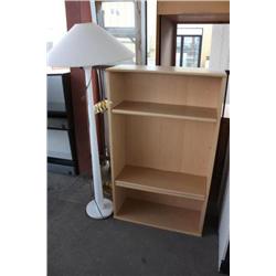 Book shelf & Floor Lamps