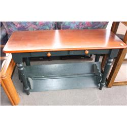 Desk With 2 Wall Mount Book Shelves