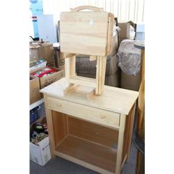 Small tables, and cabinet