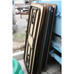 Lot of 5 Folding Tables