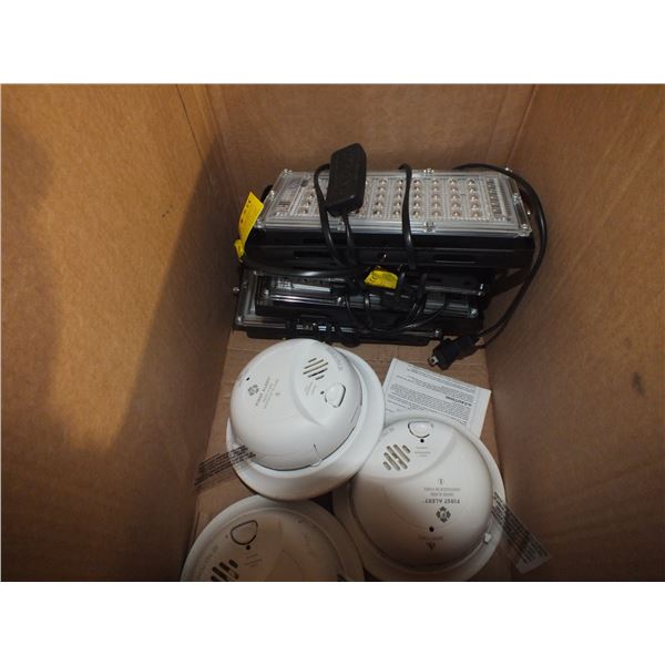 4 Led Lights & 3 Smoke Detector's