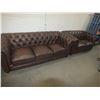 Image 1 : 2pc Leather Sofa Set