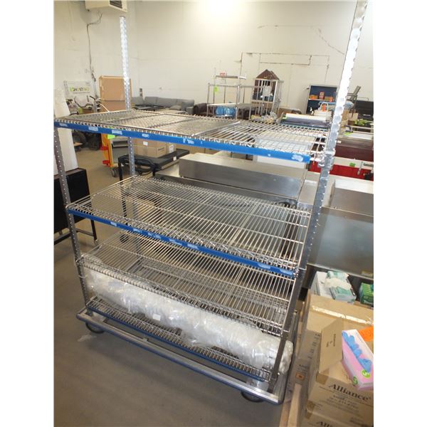 Stainless Steel Storage Rack On Wheels