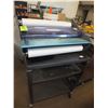Image 1 : Laminator w/ Metal Cart On Wheels