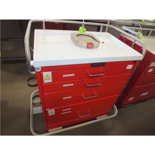 5 Drawer Storage Cart On Wheels