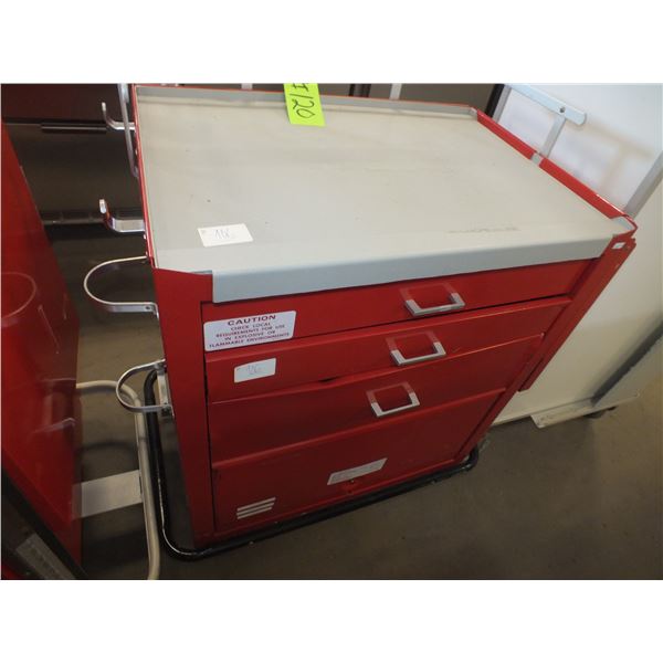 5 Drawer Storage Cart On Wheels