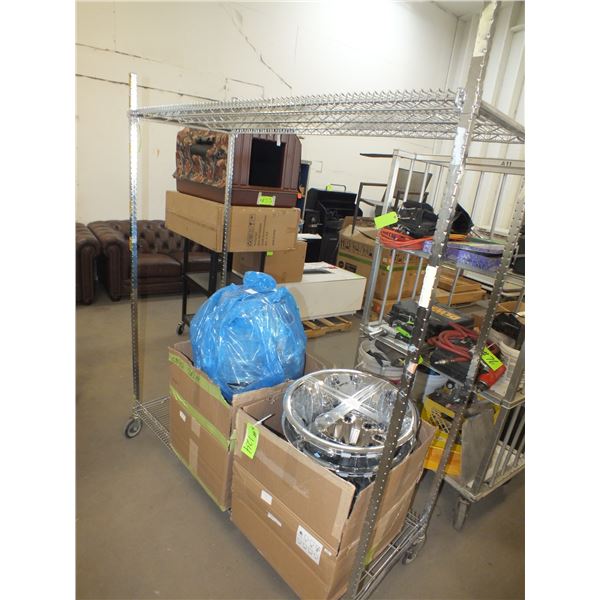 Stainless Steel Storage Rack On Wheels