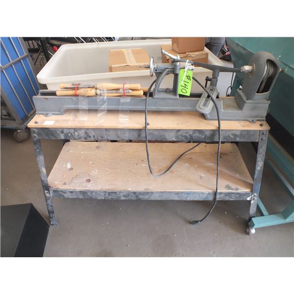 Wood Lathe w/ Tools