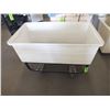 Image 1 : Plastic Tub On wheels