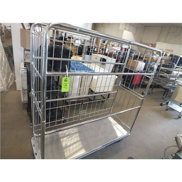 Stainless Steel Storage Cart On Wheels