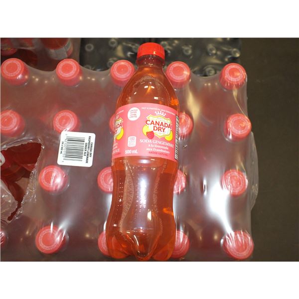 24 500 ml Bottles Of Canada Dry Raspberry Lemonade