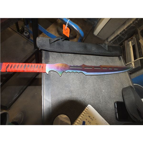 Red Handle Sword w/ Case