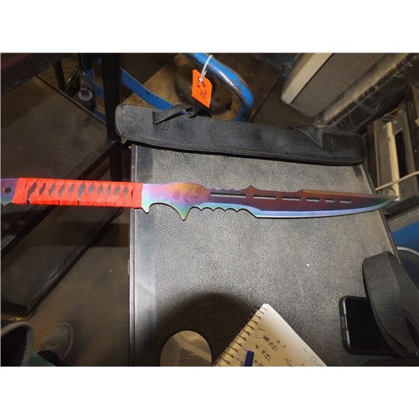 Red Handle Sword w/ Case