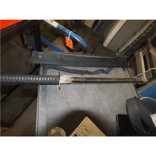 Black Handle Sword w/ Case