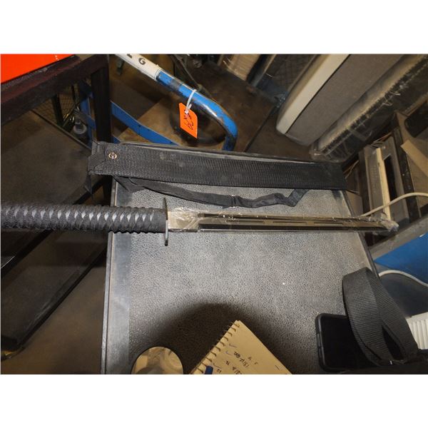 Black Handle Sword w/ Case