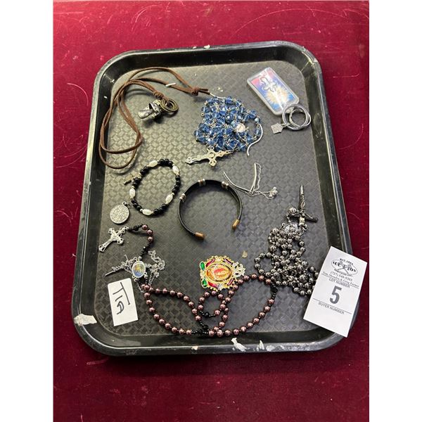 Asst. Fashion Jewelry, Rosary