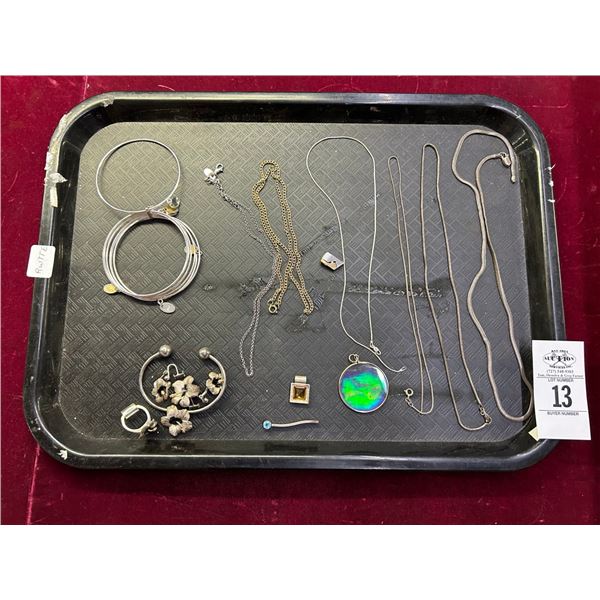 Estate Jewelry w/Necklaces, Earrings, Bangles